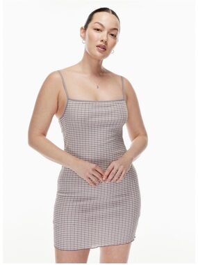 Aritzia Light lavendar Mini Slip Dress with Spaghetti Straps